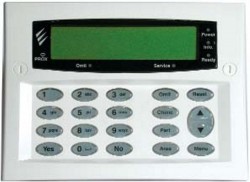 Врезная ЖК-клавиатура Premier LCD Flush Mount - White Plastic TE