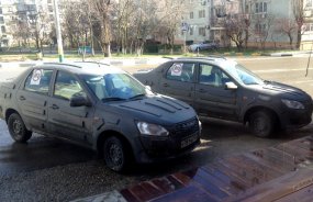 Russian Datsun sedan was again seen in streets